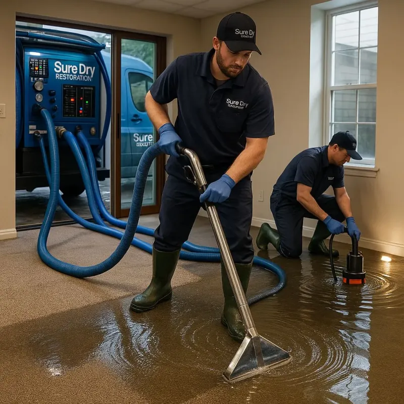 Water Extraction and Removal process in Piperton, TN